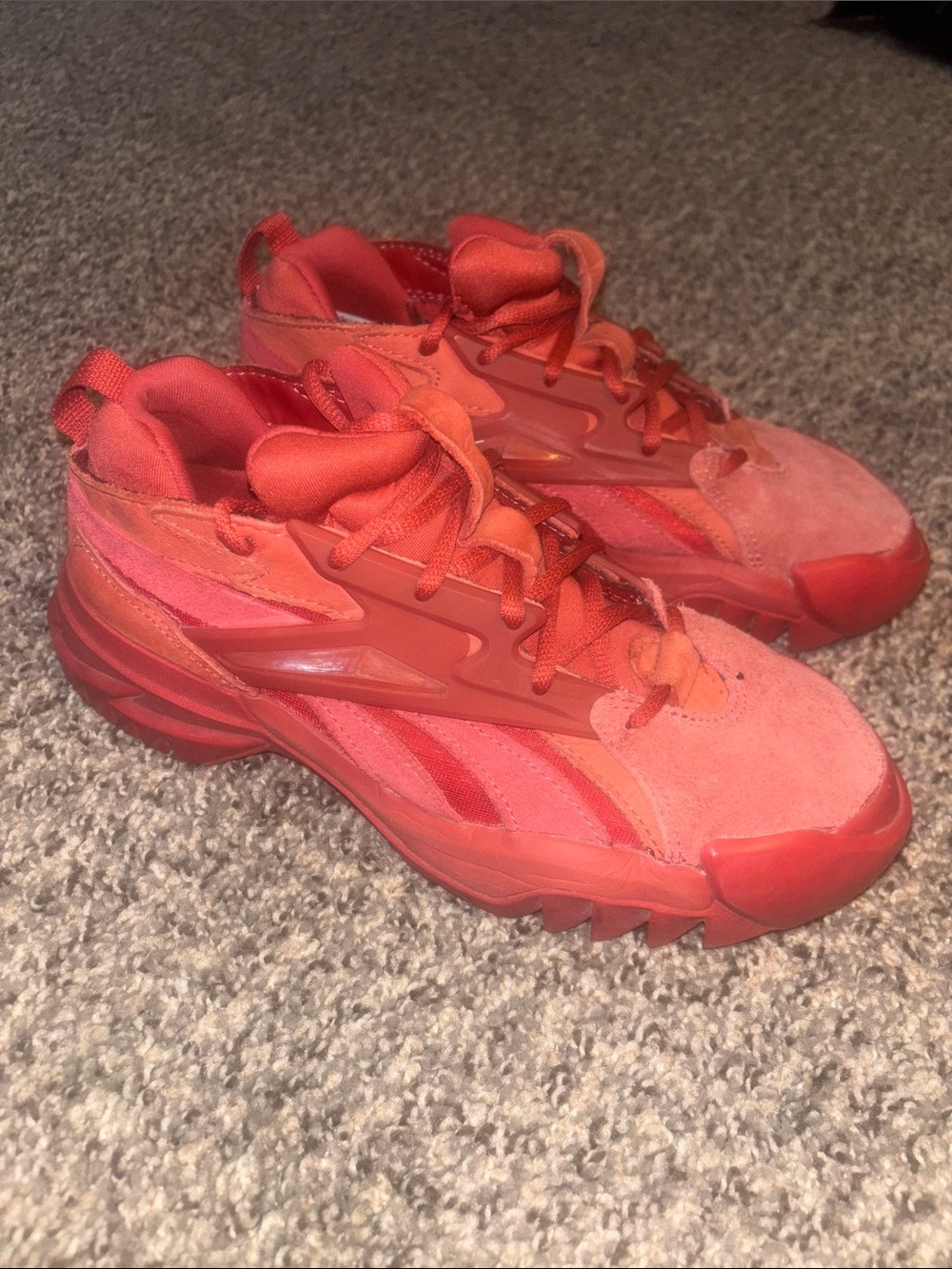 Reebok Club C Cardi B V2 Red Women's Athletic Sneakers